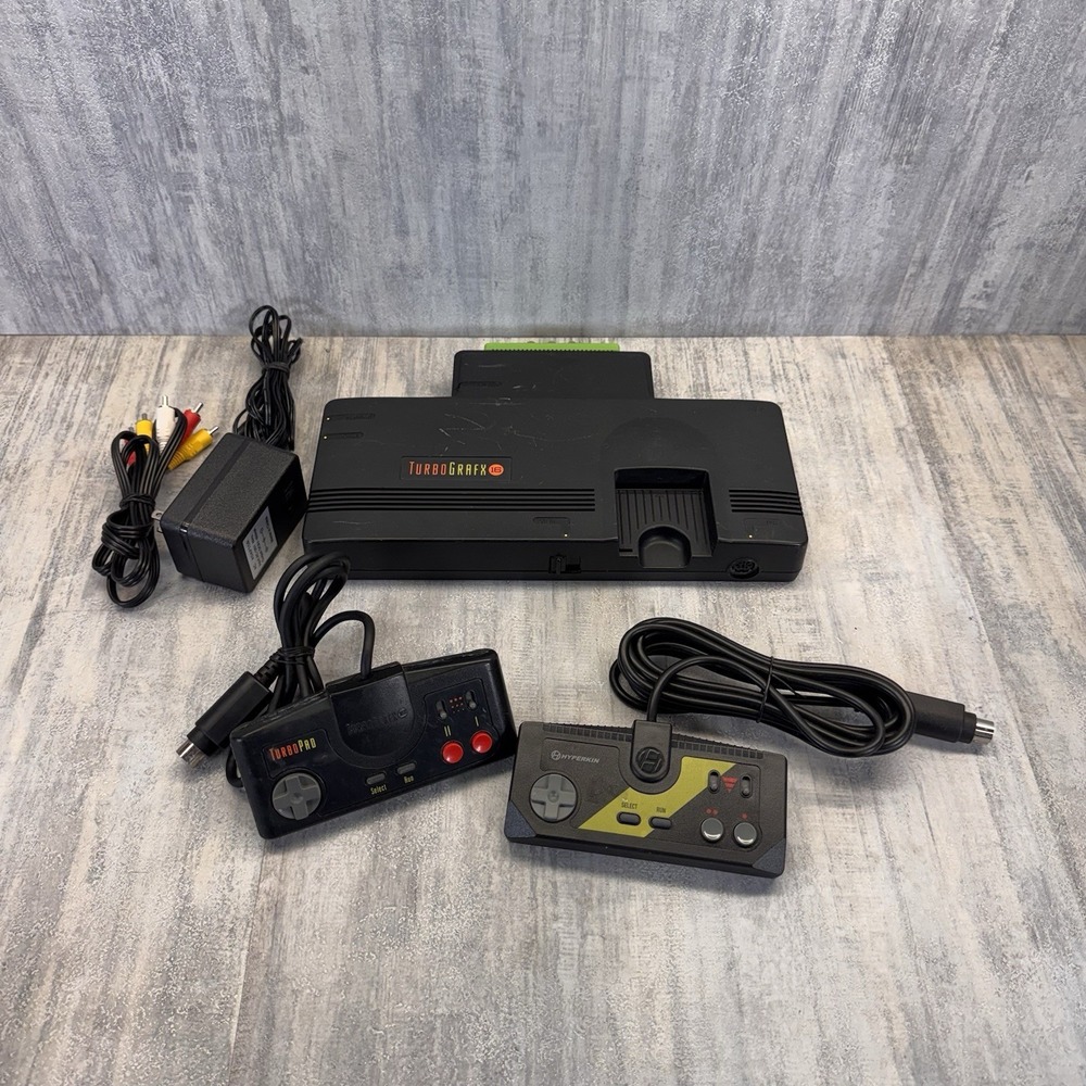 NEC TurboGrafx-16 System w/ 1 Controller And Cables Not Tested